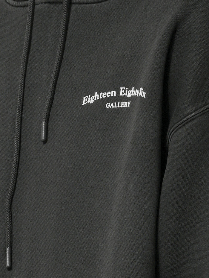 CLASSIC 1886 GALLERY HOODIE - DARK GREY