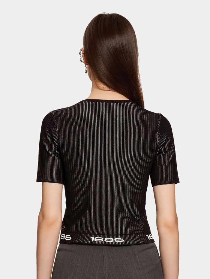 CROP TOP- BLACK