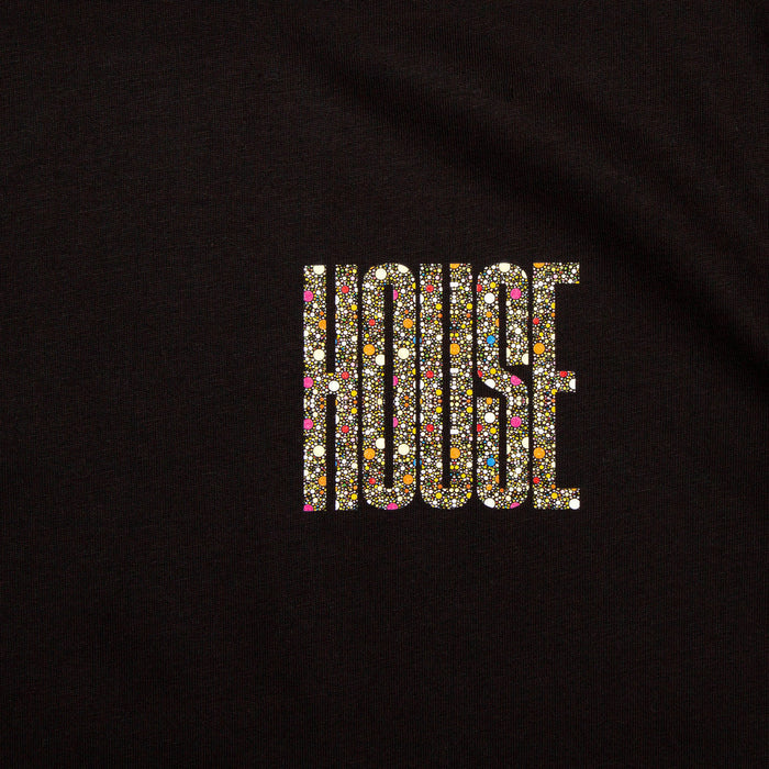 Dots Higher House Back Print - Tshirt - Black