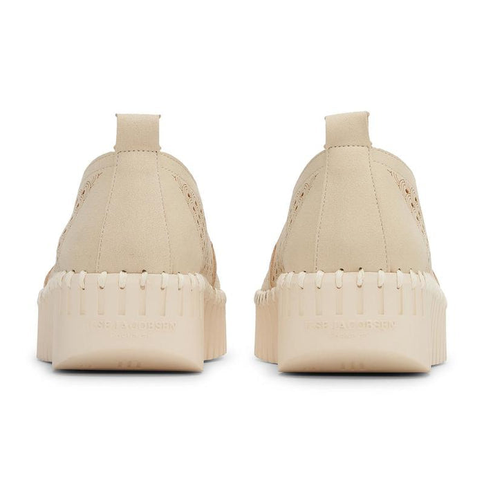 Ilse Jacobsen Tulip Slip On Platform - Beige/Ivory