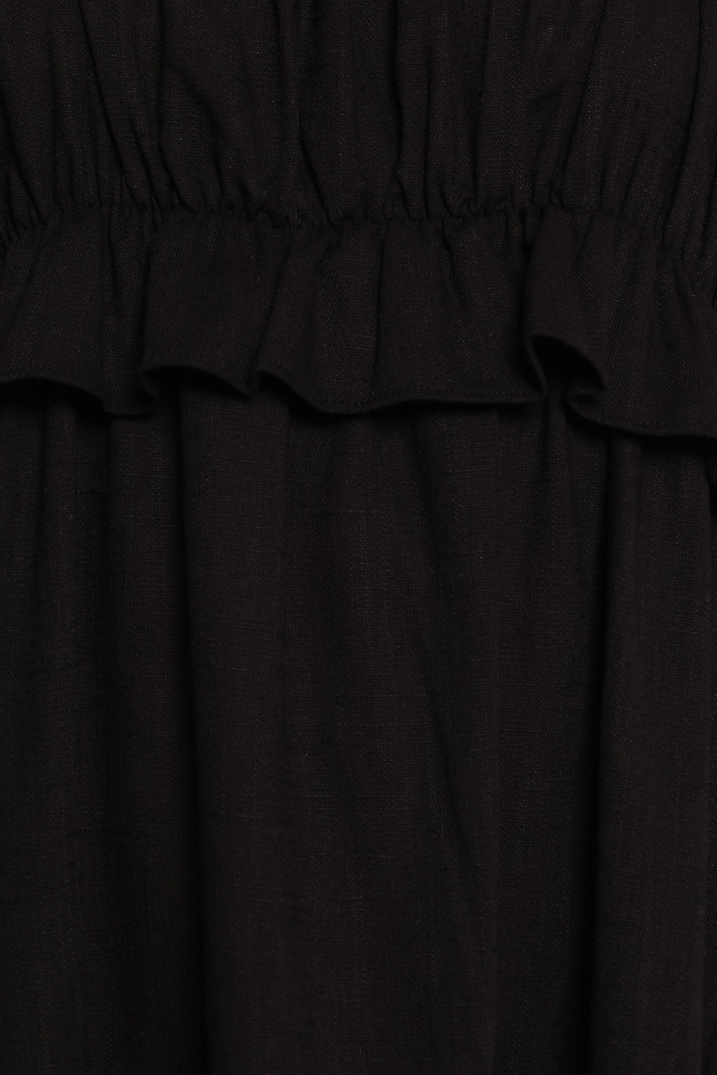 Ross Frill Strap Maxi Dress - Black