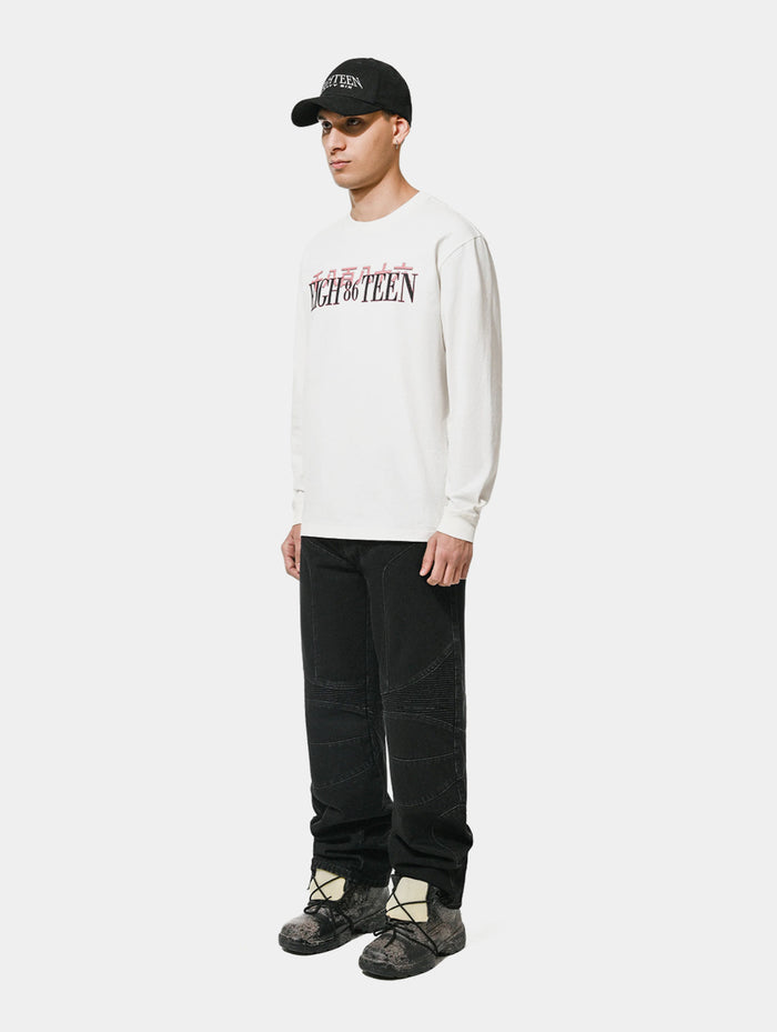 SKYLINE LONG SLEEVE TEE - WHITE