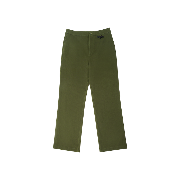 STRAIGHT LEG PANTS - GREEN