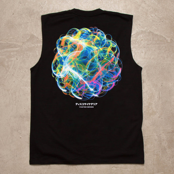 046 Disco Psychedelia - Tank Tshirt - Black