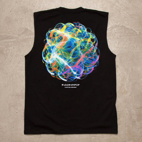 046 Disco Psychedelia - Tank Tshirt - Black
