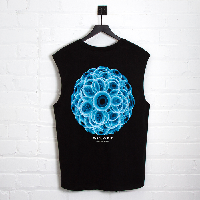 047 Disco Psychedelia - Tank Tshirt - Black