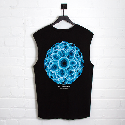 047 Disco Psychedelia - Tank Tshirt - Black