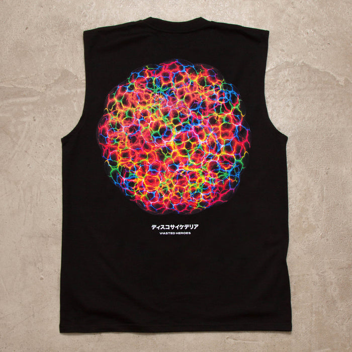 048 Disco Psychedelia - Tank Tshirt - Black