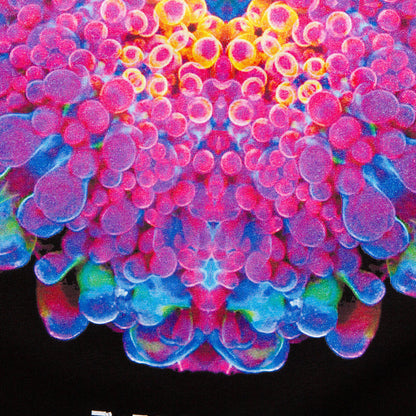 054 Orb Disco Psychedelia Front Print - Tshirt - Black