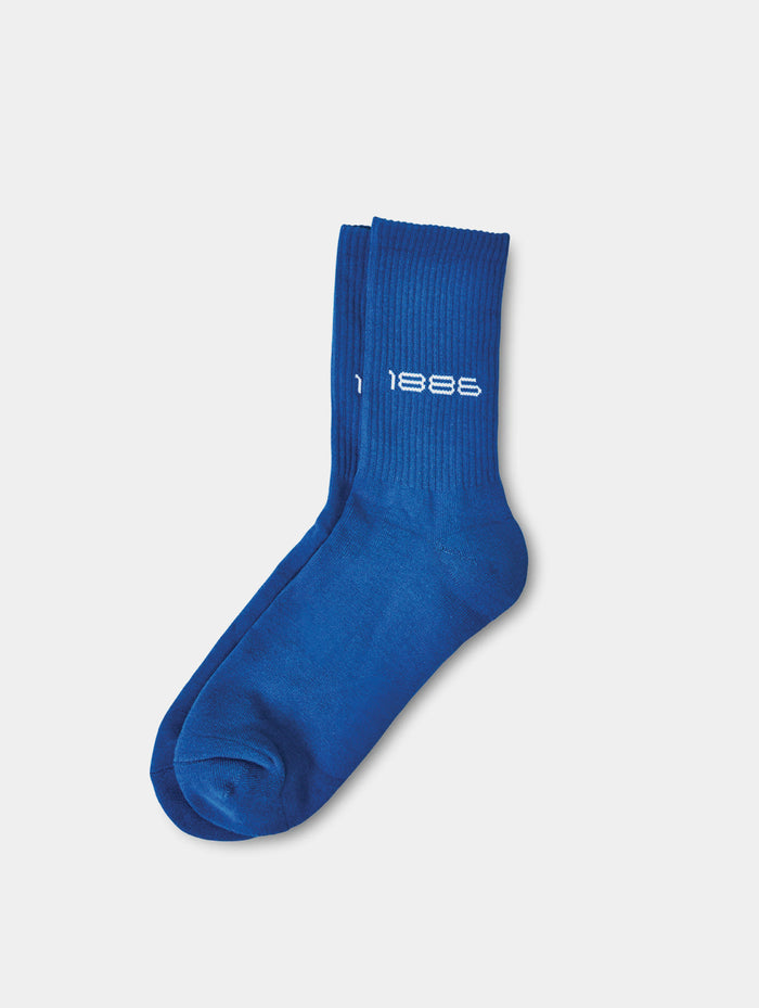 "1886" BLUE ANKLET SOCKS 2-Pack