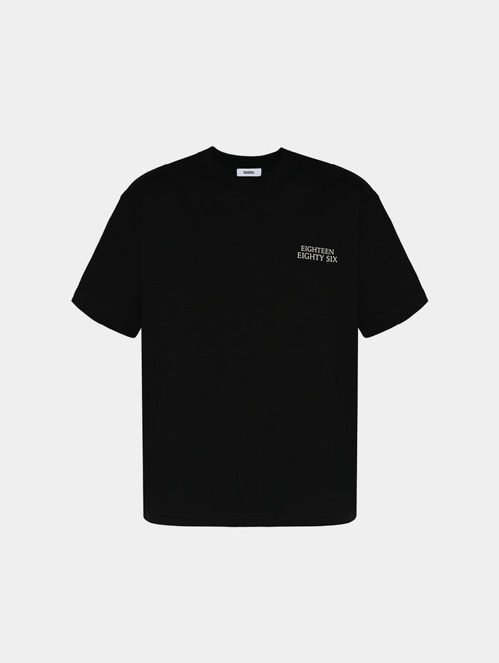 1886 Classic oversized T-shirt- BLACK