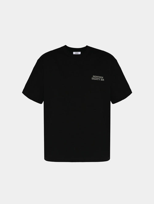 1886 Classic oversized T-shirt- BLACK