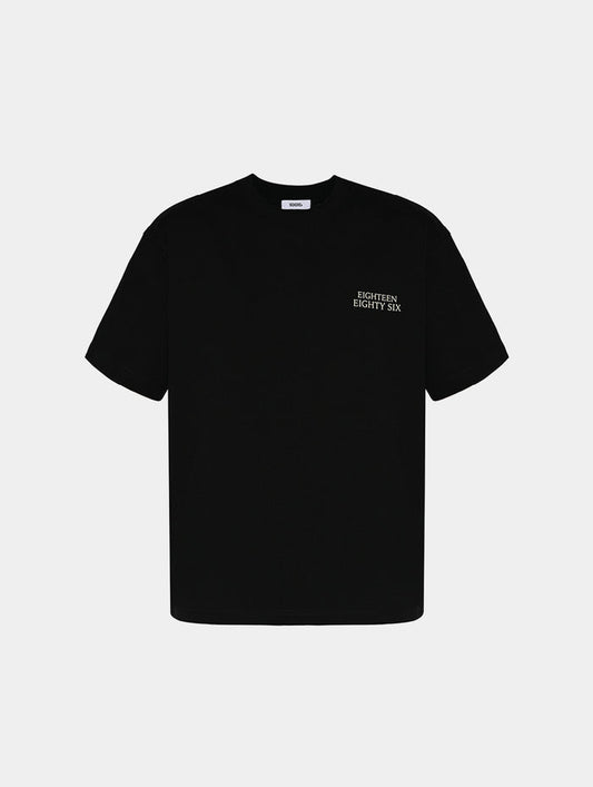 1886 Classic oversized T-shirt- BLACK