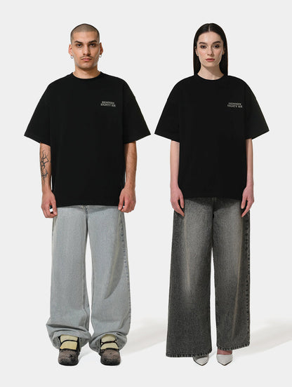 1886 Classic oversized T-shirt- BLACK