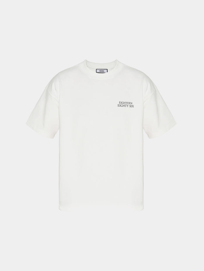 1886 Classic oversized T-shirt -WHITE