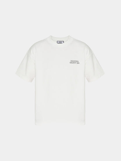 1886 Classic oversized T-shirt -WHITE
