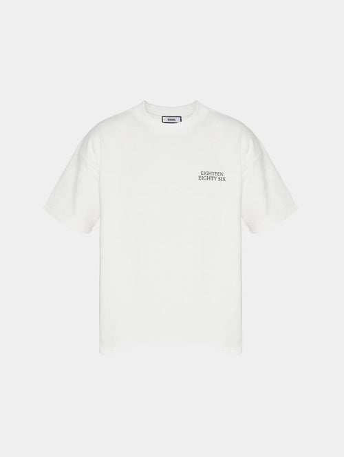1886 Classic oversized T-shirt -WHITE