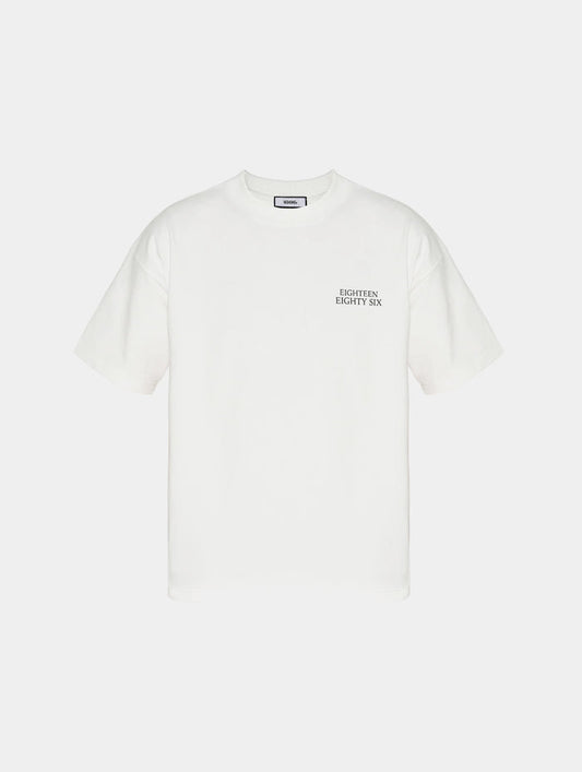 1886 Classic oversized T-shirt -WHITE