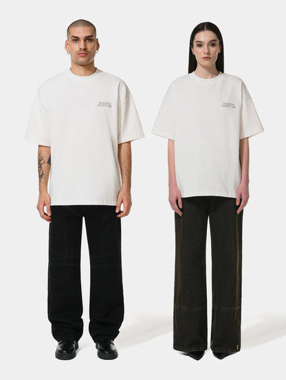 1886 Classic oversized T-shirt -WHITE