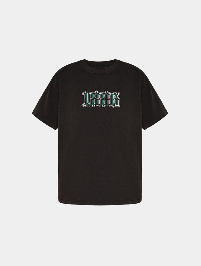 1886 SCRIPTED STORY T-SHIRT - DARK GREY