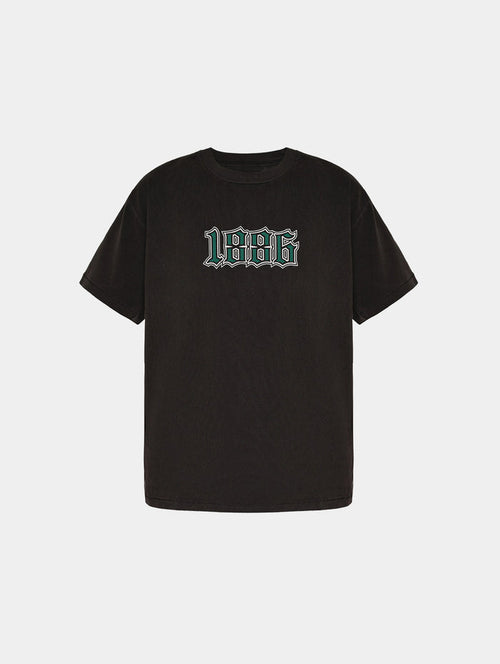 1886 SCRIPTED STORY T-SHIRT - DARK GREY