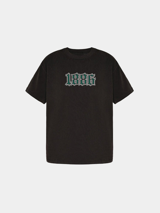 1886 SCRIPTED STORY T-SHIRT - DARK GREY