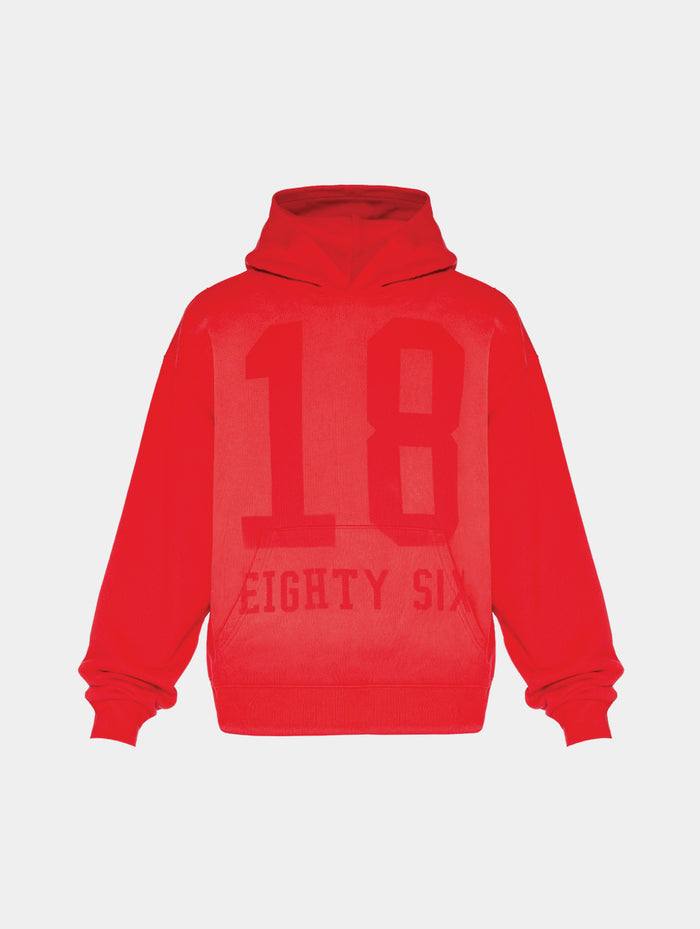 1886 SHADOW HOODIE- RED