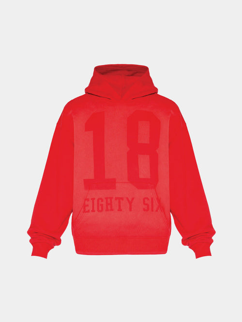 1886 SHADOW HOODIE- RED