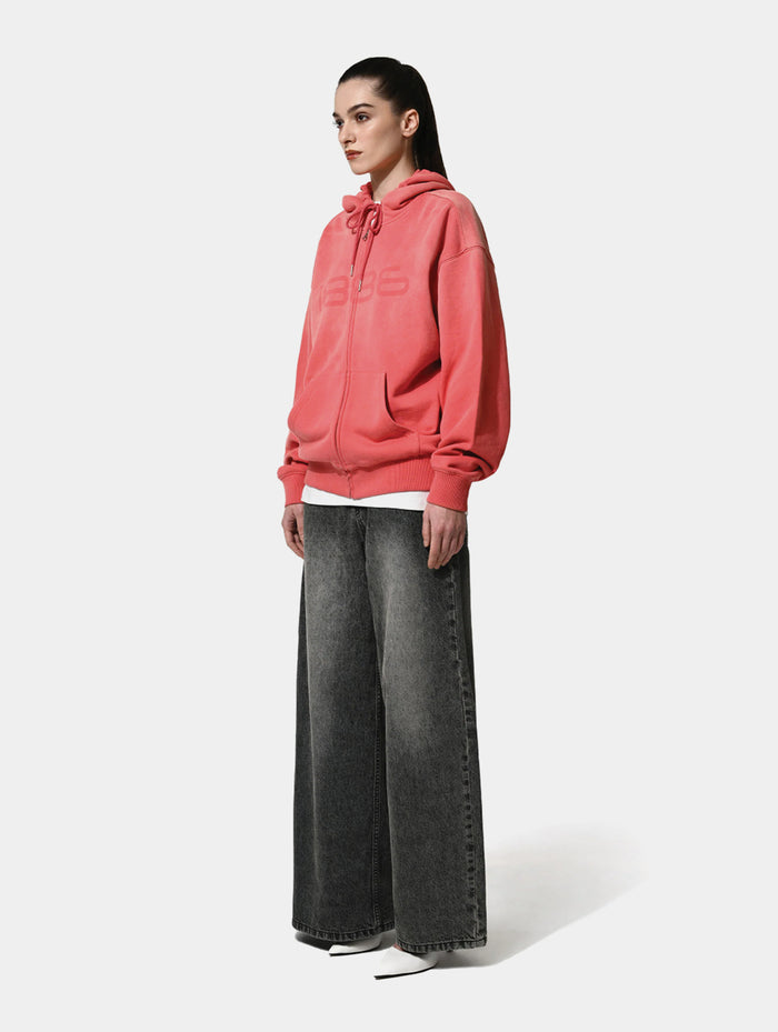 1886 SHADOW ZIP HOODIE- RED