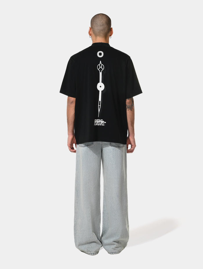 1886 X RAKETA DIAL TEE - BLACK