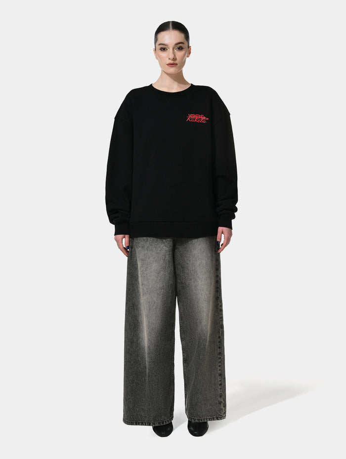 1886 X RAKETA TIMEPIECE SWEATSHIRT - BLACK