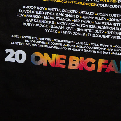 2026 Family Back Print - Tshirt - Black