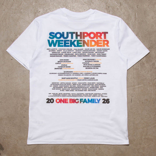 2026 Family Back Print - Tshirt - White