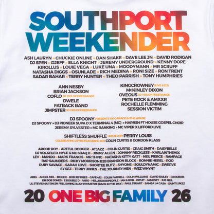 2026 Family Back Print - Tshirt - White
