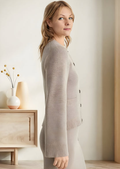 Livette - Knotted Cardigan Sweater