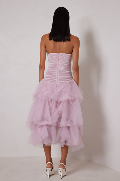 Celine Dress - Rose Pink