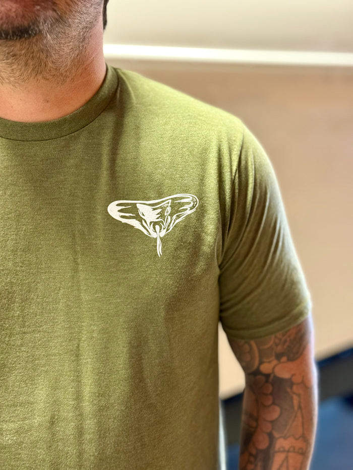 Men’s American Flag Shirt - Green