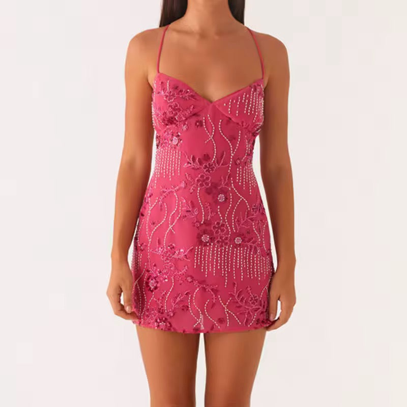 Bead Blast Barbie Dress