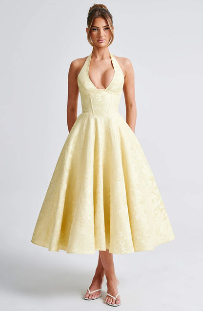 Livette - Elegance Open Midi Dress