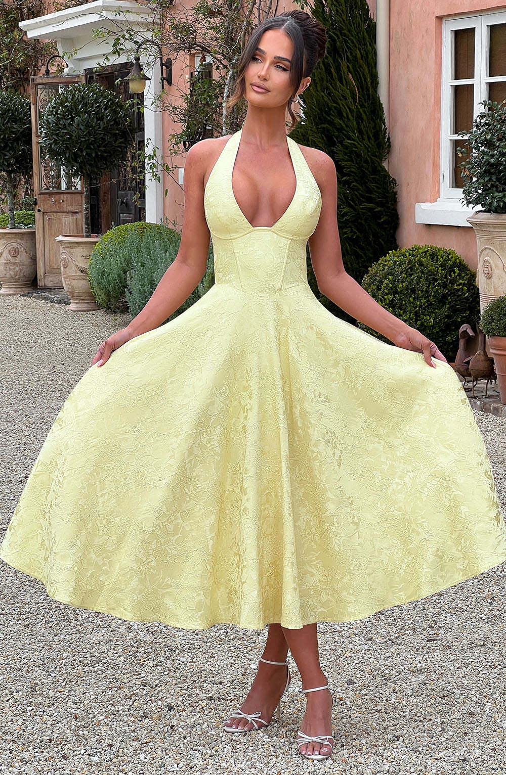 Livette - Elegance Open Midi Dress
