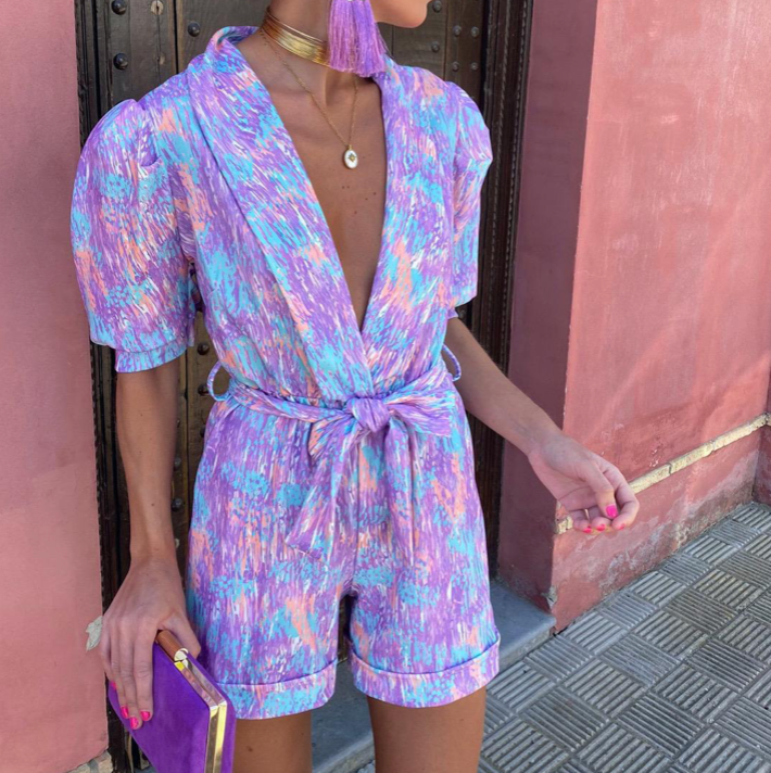 Elena - Trendy Playsuit with Elegant Flair