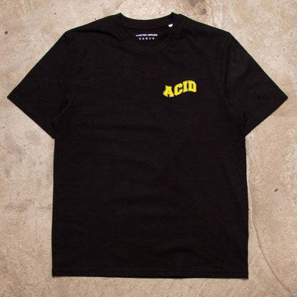 Acid Varsity Back Print - Tshirt - Black