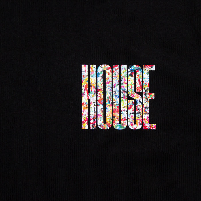 Adams Art Higher House Back Print - Tshirt - Black