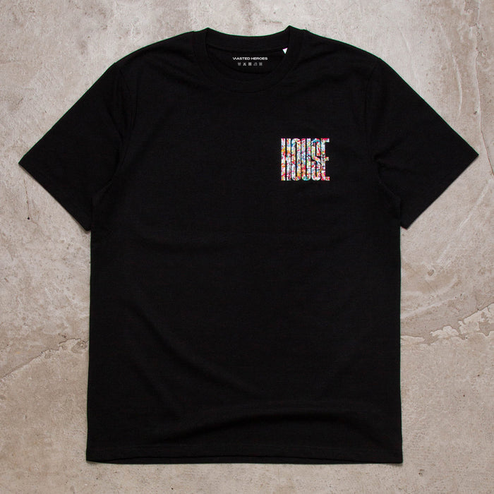 Adams Art Higher House Back Print - Tshirt - Black