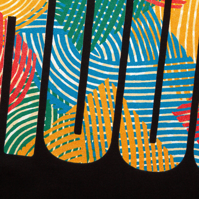 Afro House Colours Back Print - Tshirt - Black