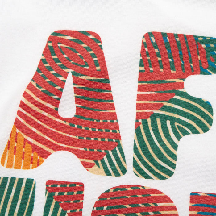 Afro House Colours Back Print - Tshirt - White