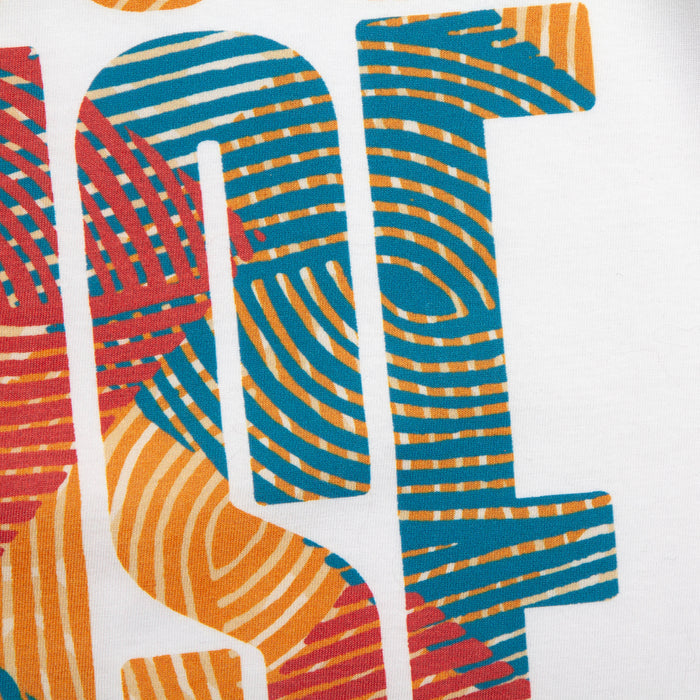 Afro House Colours Back Print - Tshirt - White