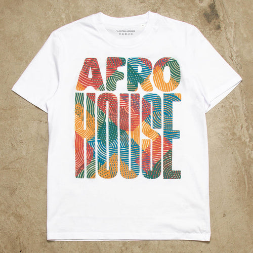 Afro House Colours Front Print - Tshirt - White