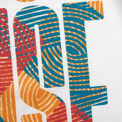 Afro House Colours Front Print - Tshirt - White