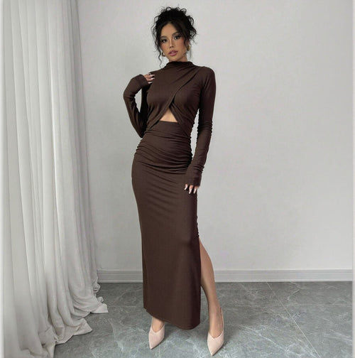 Amara Ribbed Cutout Dress